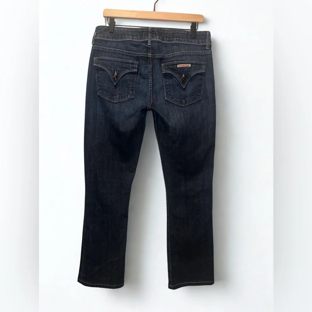 Hudson Beth Baby Boot Jeans Size 30 Dark‎ Wash Jets Mid Rise Bootcut